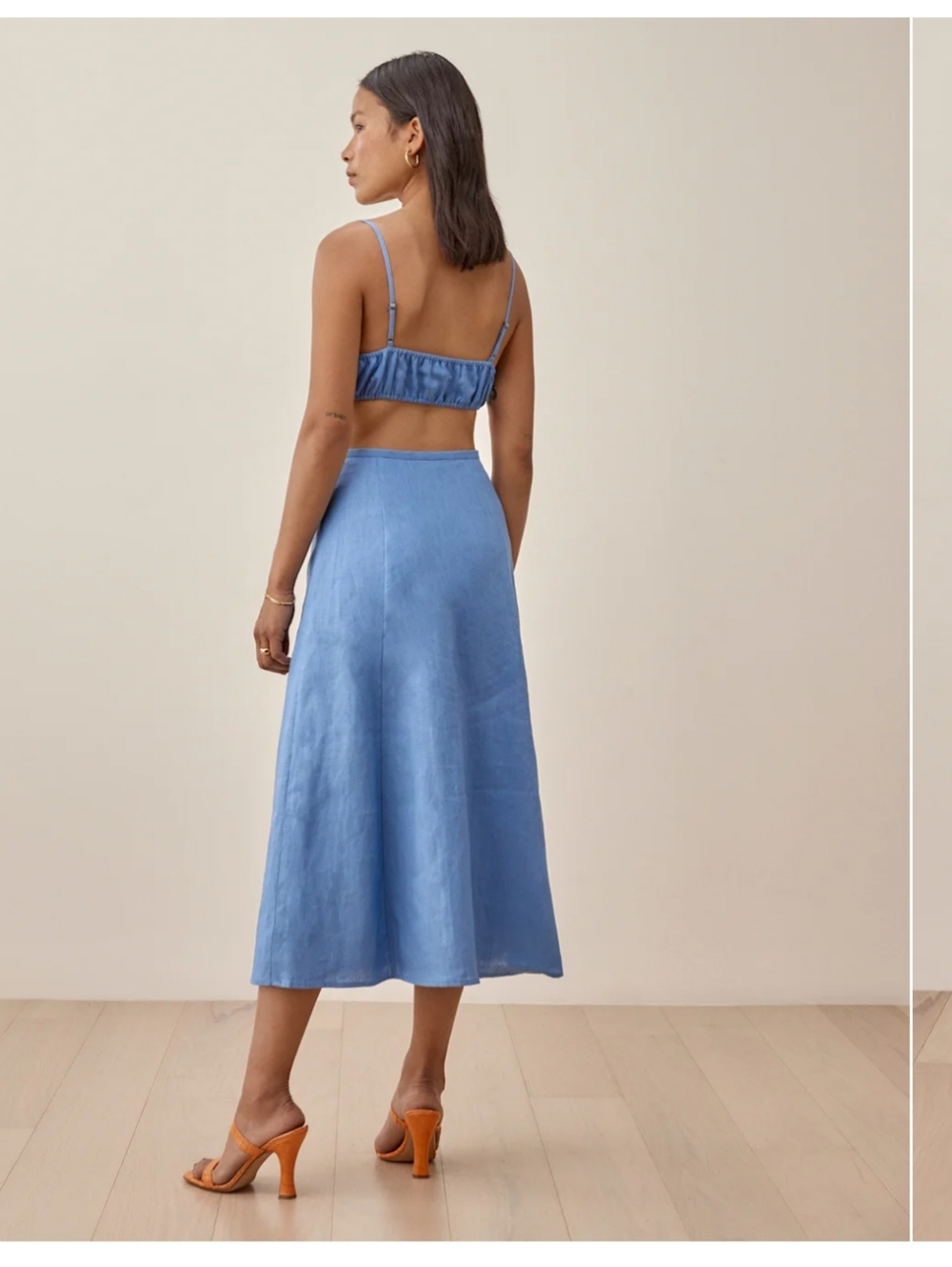 Reformation Kamren Linen Two Piece Set - Picture 3 of 7